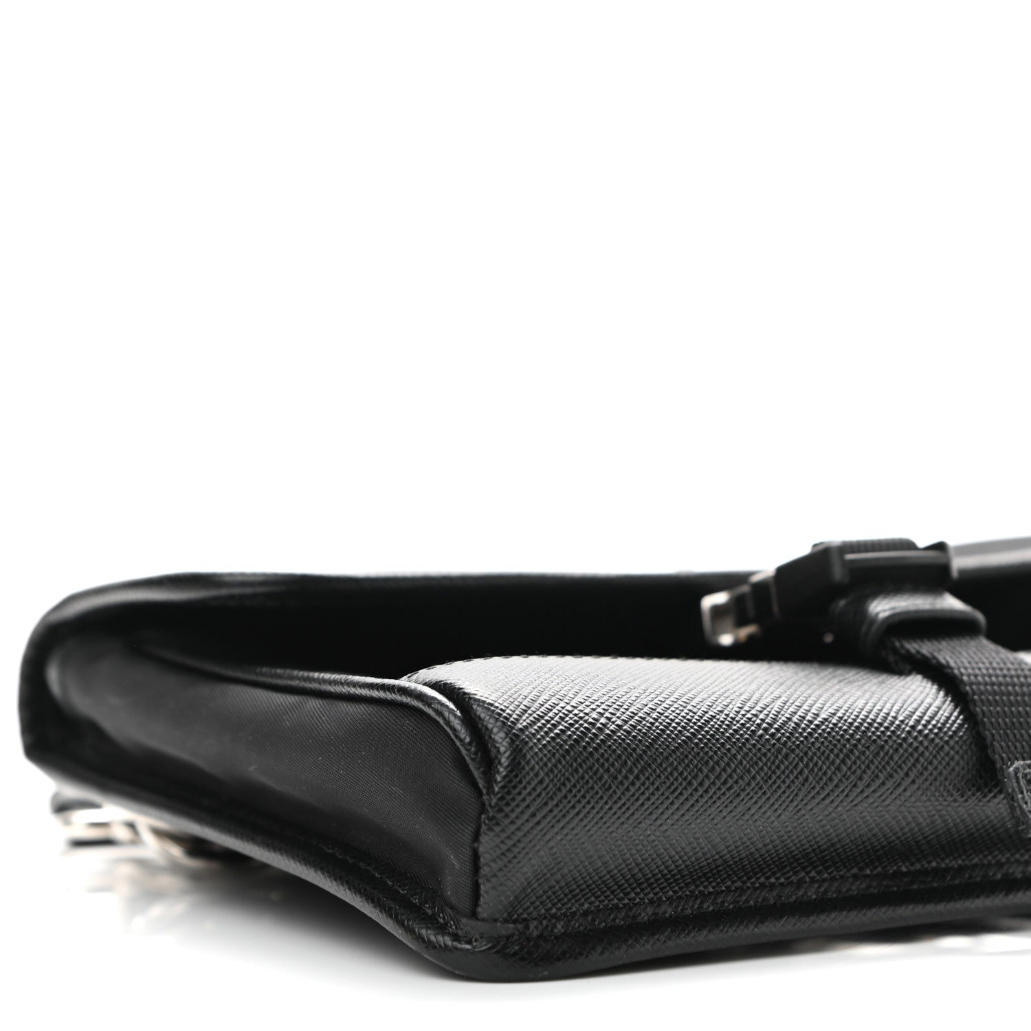 Prada Re-Nylon Saffiano Smartphone Case Crossbody Black 8 of 11