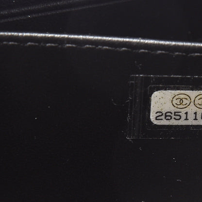 Chanel Caviar Quilted CC Filigree Vanity Clutch With Chain Beige Black 8 of 9