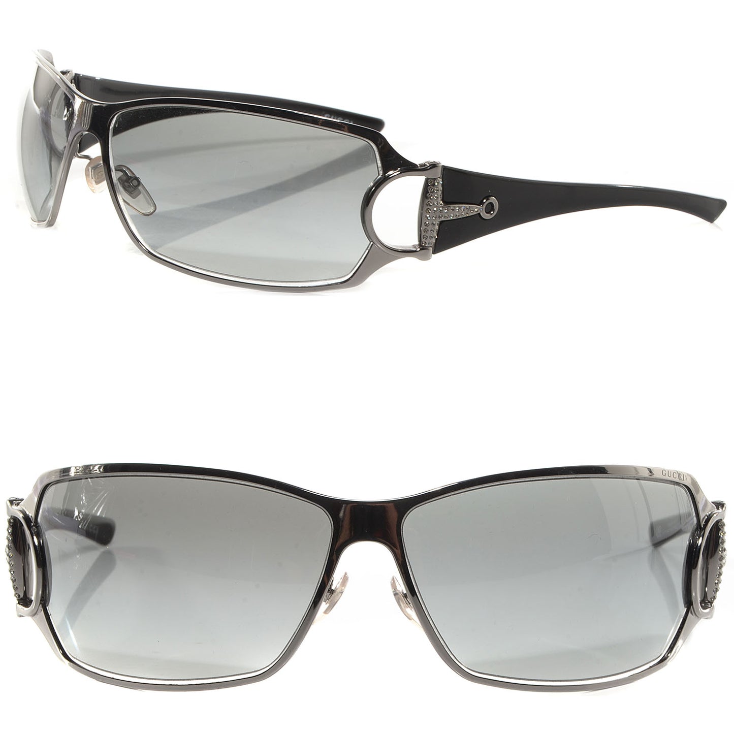 Strass Horsebit Sunglasses 2740 Black