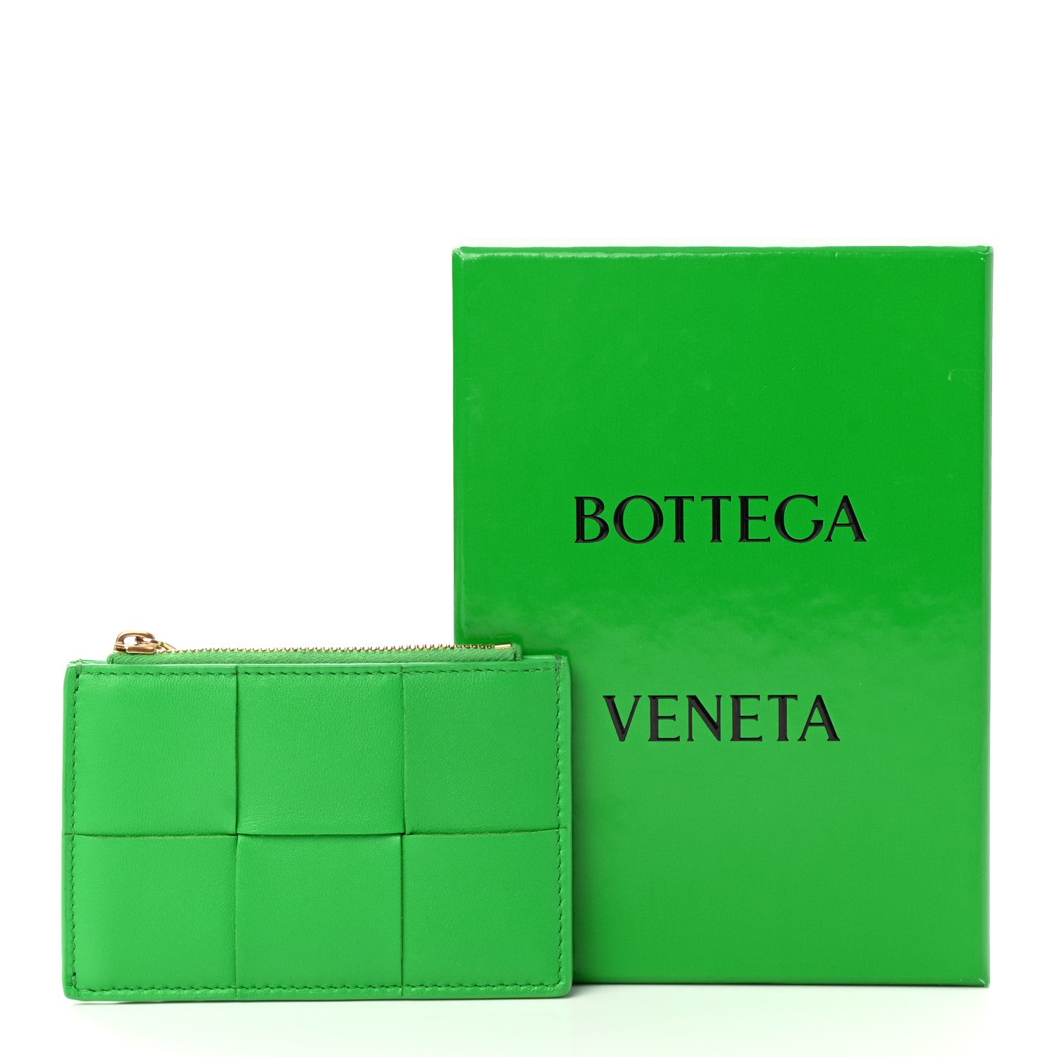 Bottega Veneta Nappa Maxi Intrecciato Zip Card Holder Parakeet Bottega Veneta Nappa Maxi Intrecciato Zip Card Holder Parakeet