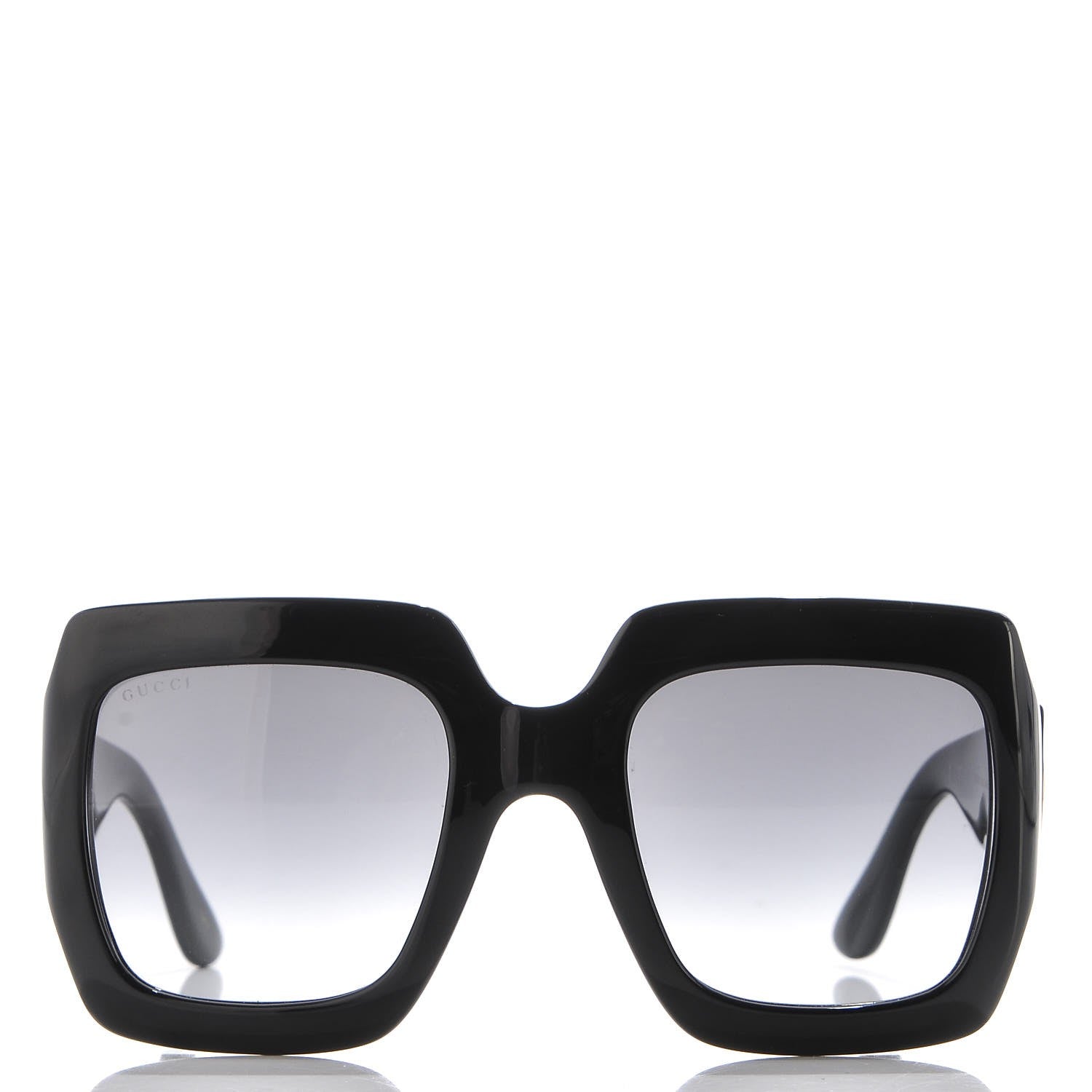 Gucci Acetate Square Frame Sunglasses GG0053S Black 2 of 8