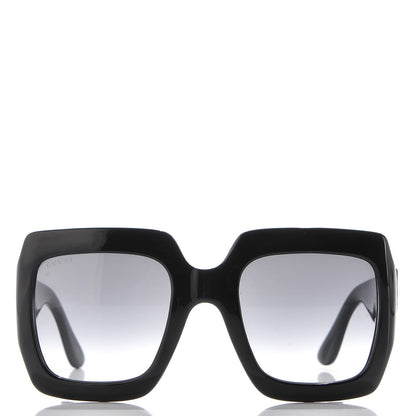 Gucci Acetate Square Frame Sunglasses GG0053S Black 2 of 8