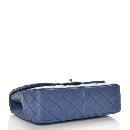Chanel Washed Caviar Jumbo Single Flap Blue 5 of 8