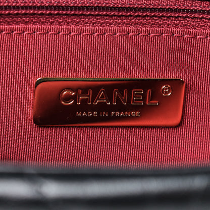 Chanel Goatskin Quilted Large Chanel 19 Flap Black 7 of 8