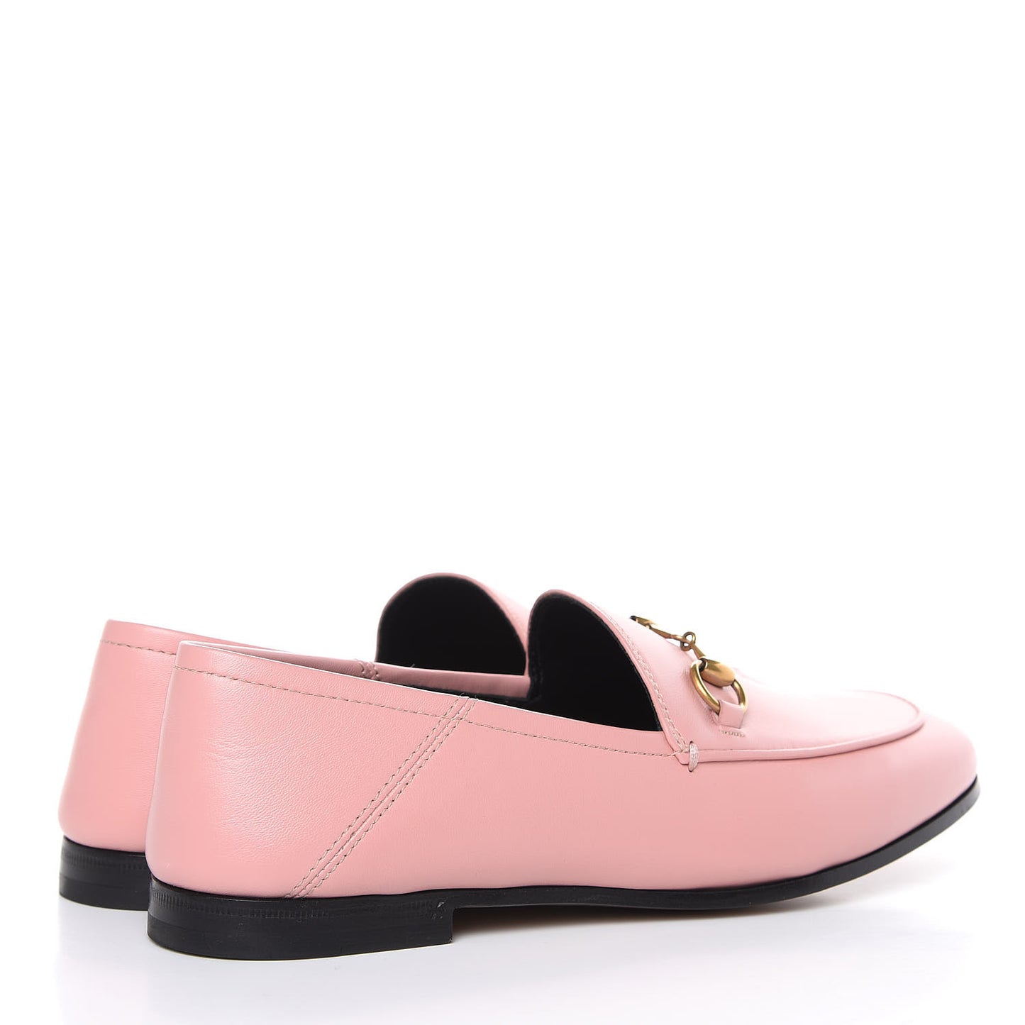 Lambskin Womens Brixton Horsebit Loafers 37.5 Perfect Pink