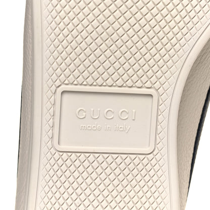 Gucci Calfskin Mens Falacer Sneakers 9.5 White Blue 6 of 9