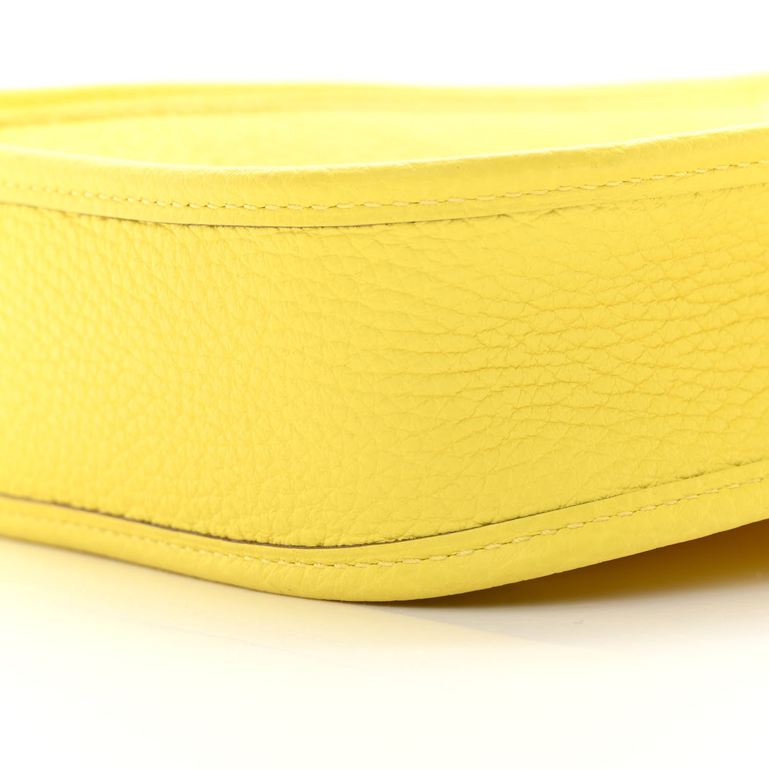 Hermes Taurillon Clemence Evelyne TPM Lime 10 of 14