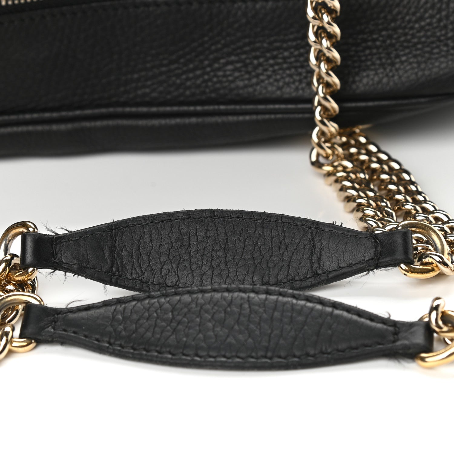Gucci Pebbled Calfskin Medium Soho Bowler Black 10 of 12