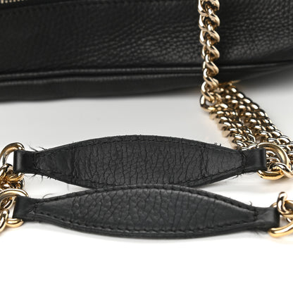 Gucci Pebbled Calfskin Medium Soho Bowler Black 10 of 12