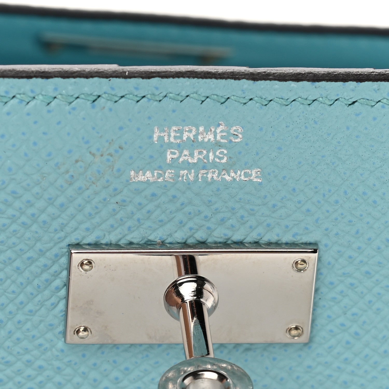Hermes Epsom Medium Kelly Wallet Bleu Atoll 6 of 8