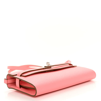Hermes Epsom Kelly Wallet To Go Rose Confetti 4 of 10