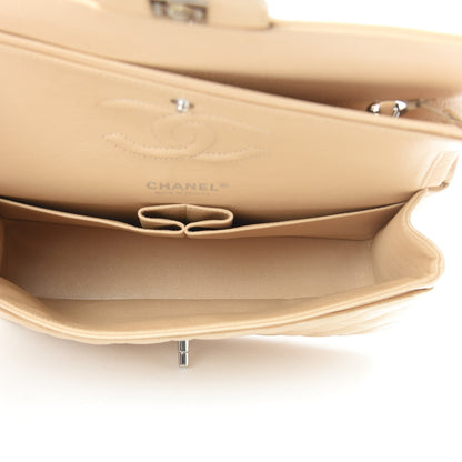 Chanel Caviar Quilted Medium Double Flap Beige 5 of 11