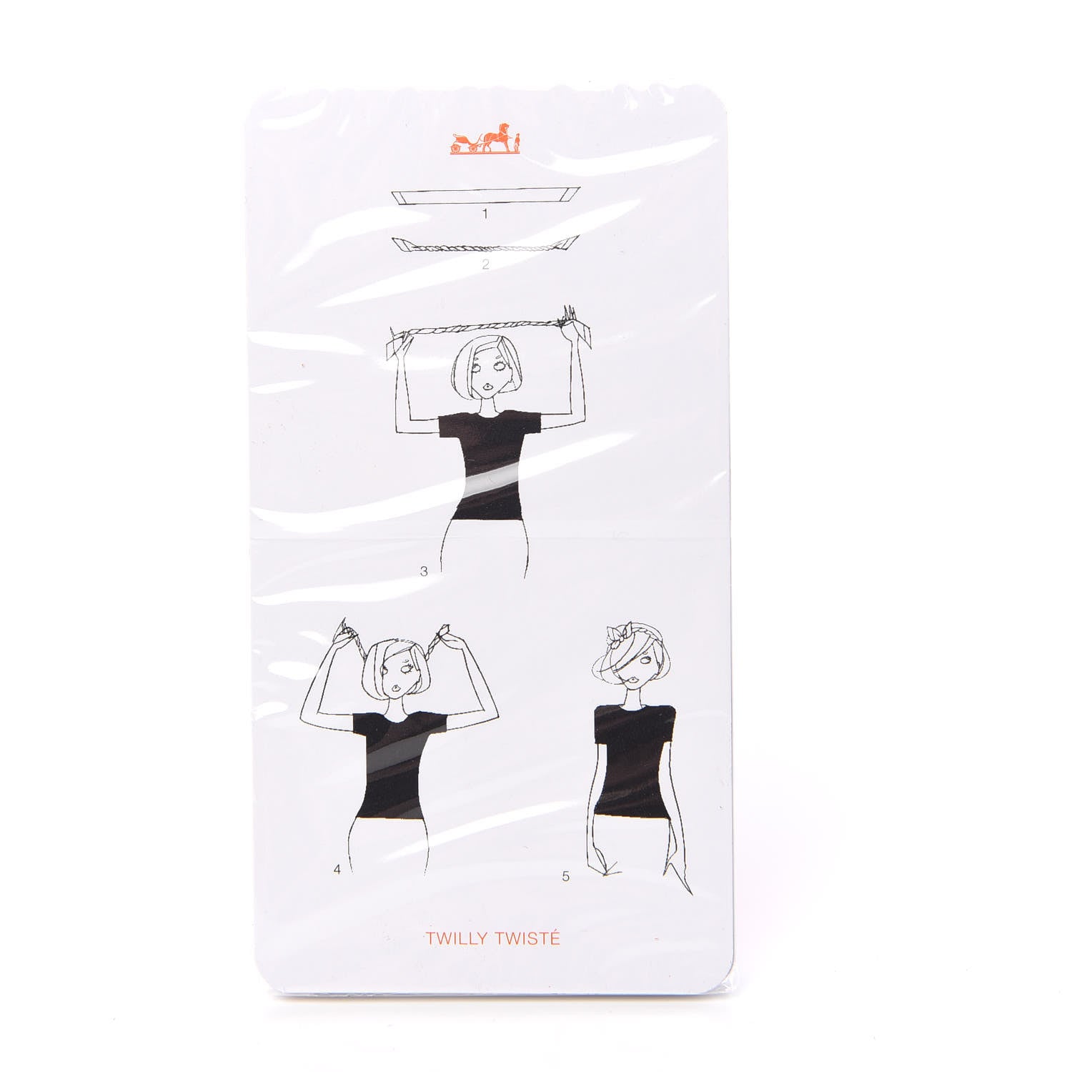 Hermes Knotting Cards Cartes A Nouer Carre Scarf Guide 3 of 4