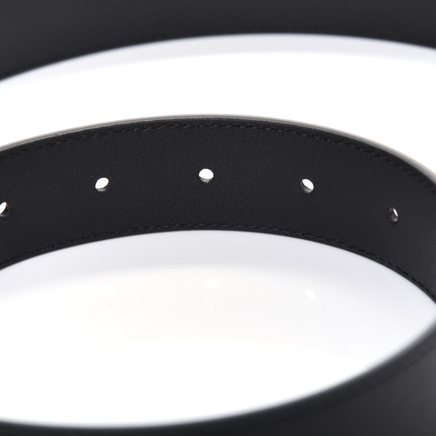Calfskin Double G 30mm Belt 80 32 Black