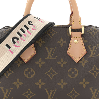 Louis Vuitton Monogram Speedy Bandouliere 20 Black 7 of 10