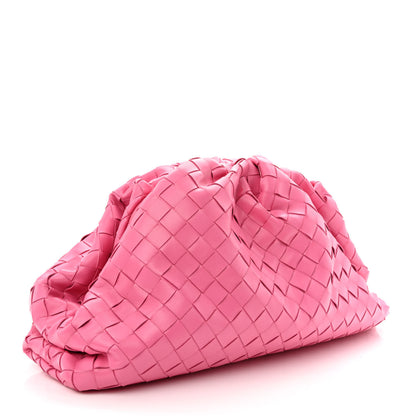 Bottega Veneta Nappa Maxi Intrecciato The Pouch Oversized Clutch Pink 3 of 10
