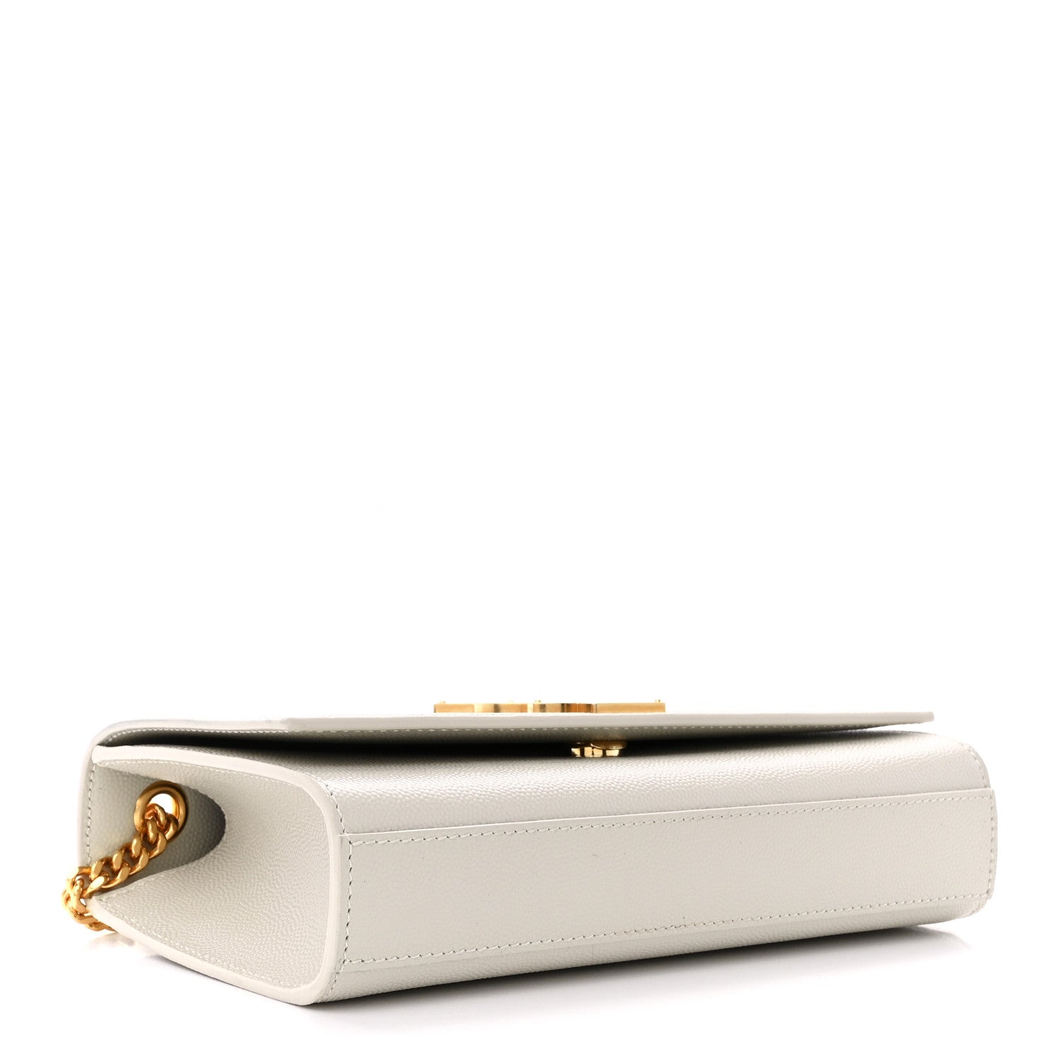 Saint Laurent SAINT LAURENT Grain De Poudre Small Monogram Kate Satchel Crema Soft 4 of 12