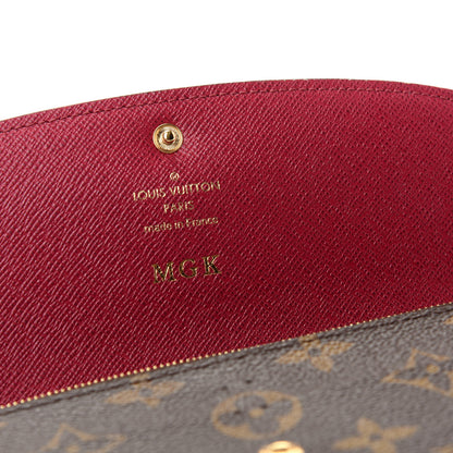 Louis Vuitton Monogram Emilie Wallet Fuchsia 6 of 8