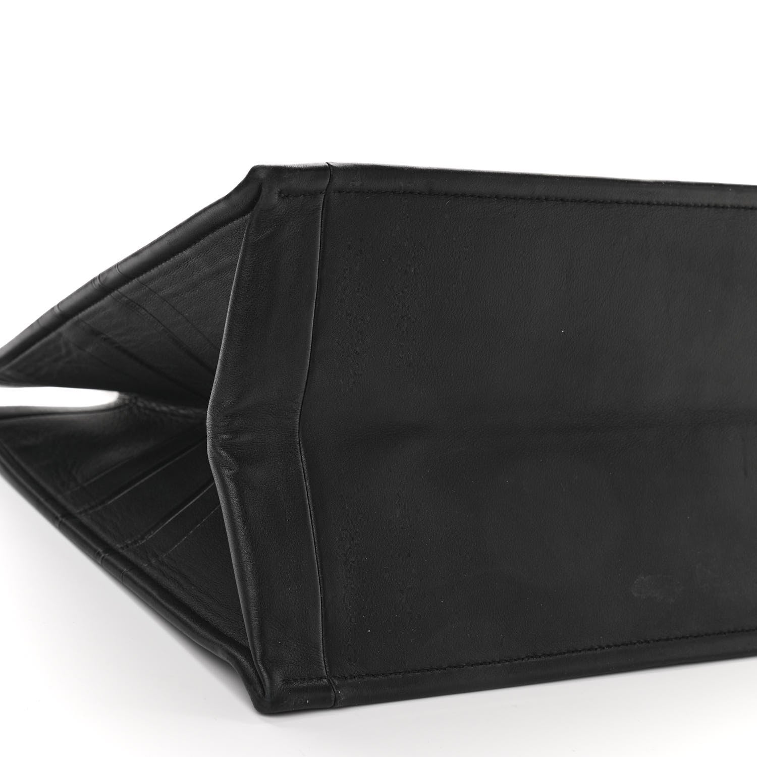 Christian Dior Calfskin Embossed Large Book Tote Black 9 of 18