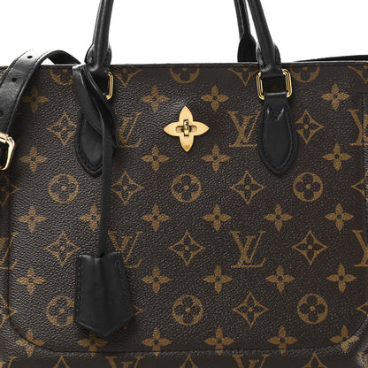 Louis Vuitton Monogram Flower Tote Black 7 of 9