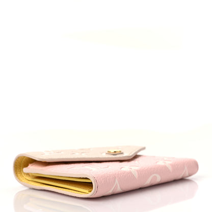 Louis Vuitton Empreinte Monogram Spring In The City Victorine Wallet Pink Beige Yellow 4 of 8