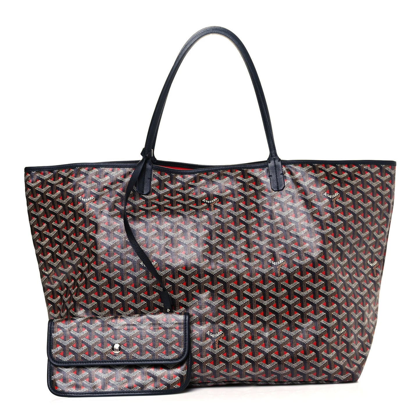 Goyardine Saint Louis Claire Voie GM Black Red