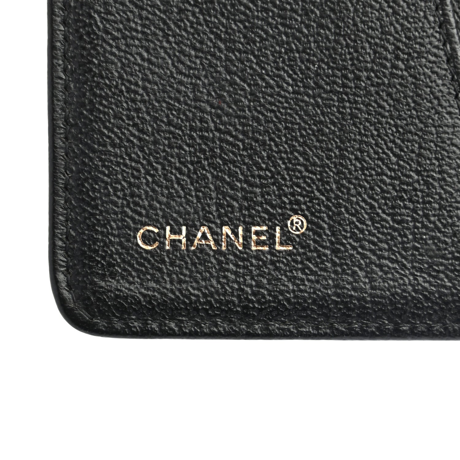 Chanel Goatskin Small Ring Agenda Planner Black 6 of 7
