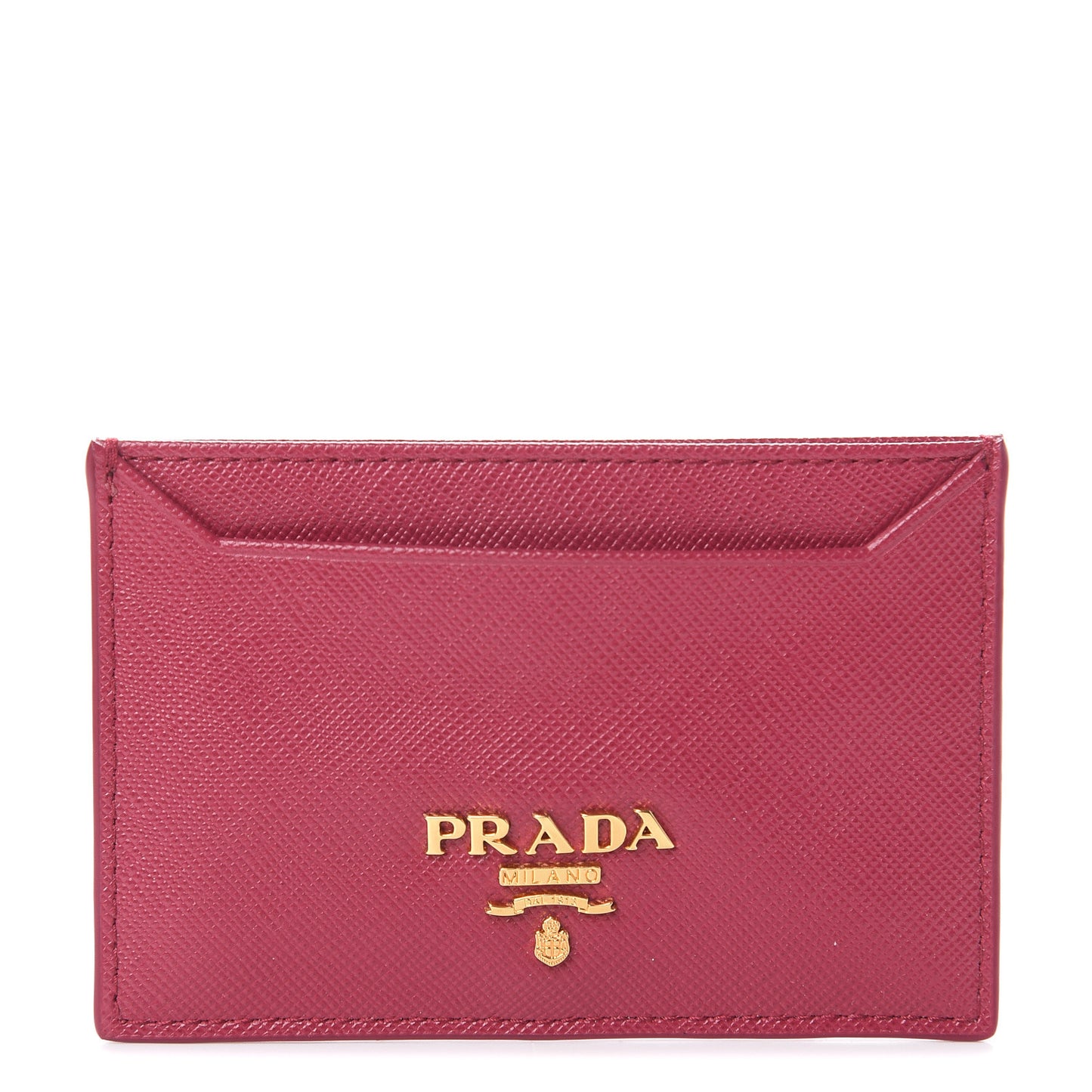 Saffiano Metal Card Case Ibisco