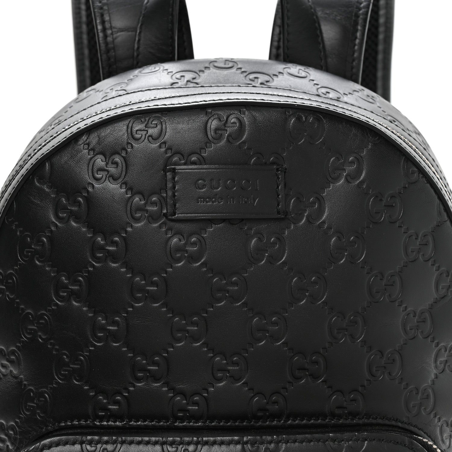 Gucci Guccissima Signature Small Day Backpack Black 8 of 10