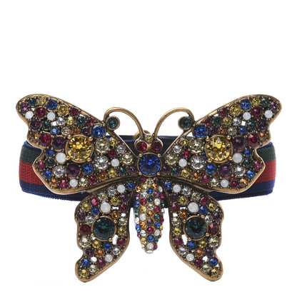 Gucci Web Crystal Butterfly Bracelet Multicolor 1 of 5