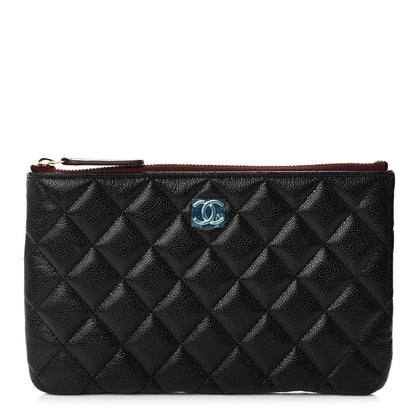 Chanel Caviar Quilted Cosmetic Case Black 1 of 7