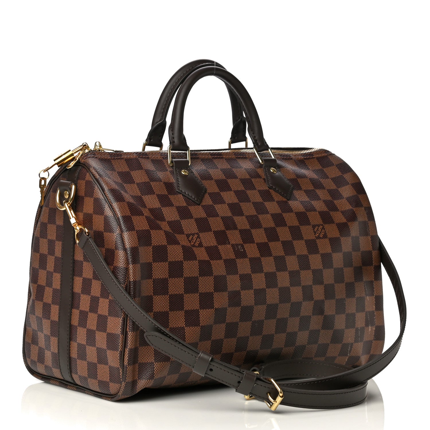 Louis Vuitton Damier Ebene Speedy Bandouliere 35 3 of 13