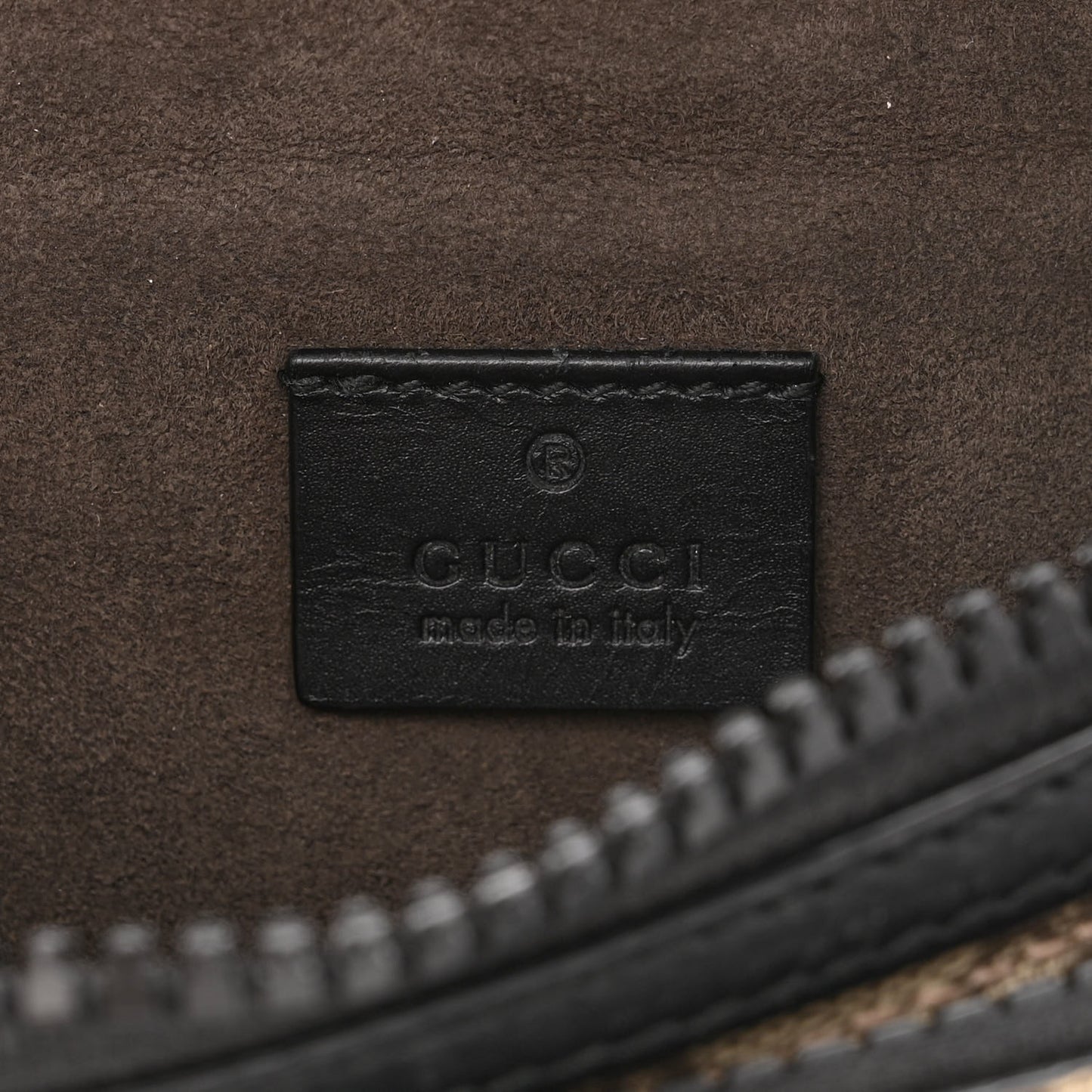 GG Supreme Monogram Belt Bag Black
