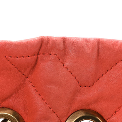 Lanvin Quilted Lambskin Happy Medium Shoulder Bag Coquelicot Orange 12 of 15