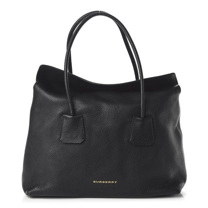 Burberry London Grainy Calfskin Medium Baynard Tote Black 1 of 9