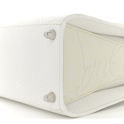 Christian Louboutin Calfskin Lizard Embossed Medium Paloma White 10 of 12