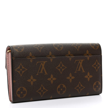 Louis Vuitton Monogram Sarah Wallet NM Rose Ballerine 2 of 6