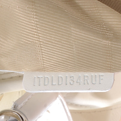 Burberry Leather Quilted Brook Hobo White 8 of 8