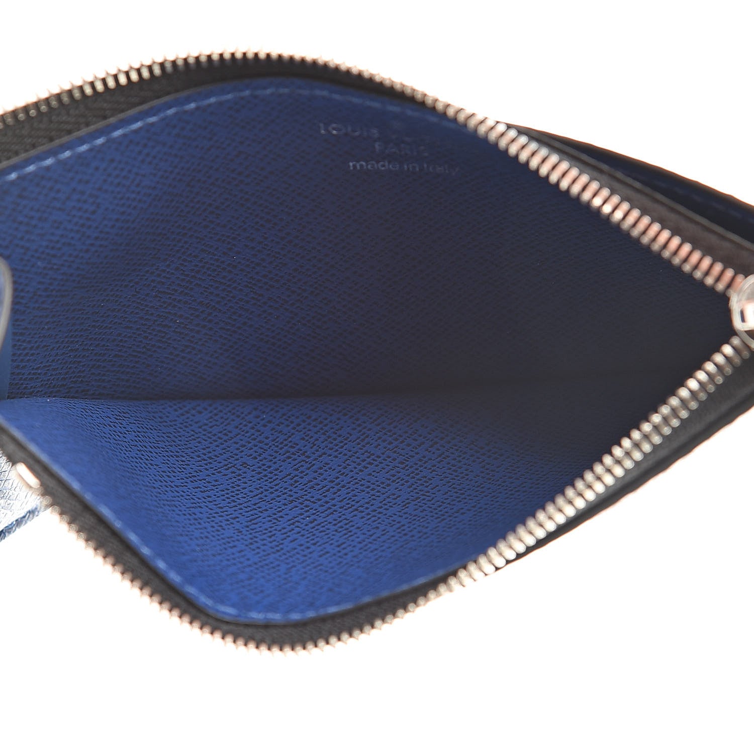 Louis Vuitton Monogram Taiga Coin Card Holder Cobalt 5 of 8