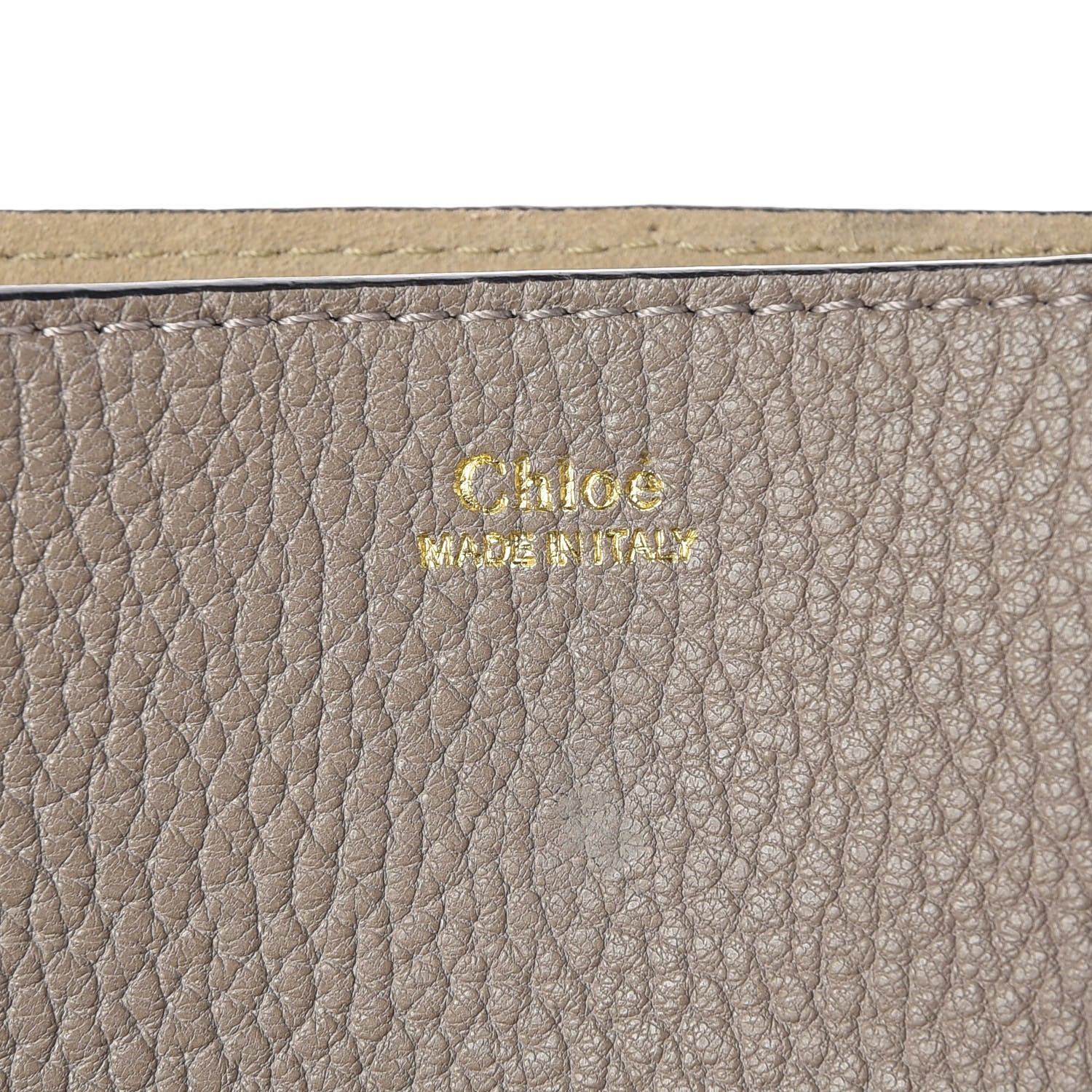 Chloe Grained Lambskin Drew Shoulder Bag Motty Grey 6 of 6