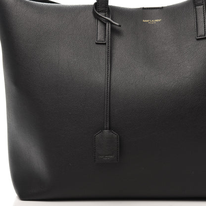 Saint Laurent Calfskin Large Shopping Tote Black 13 of 13