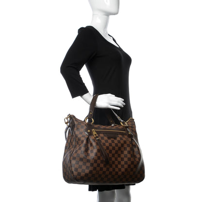 Louis Vuitton Damier Ebene Evora MM 3 of 17