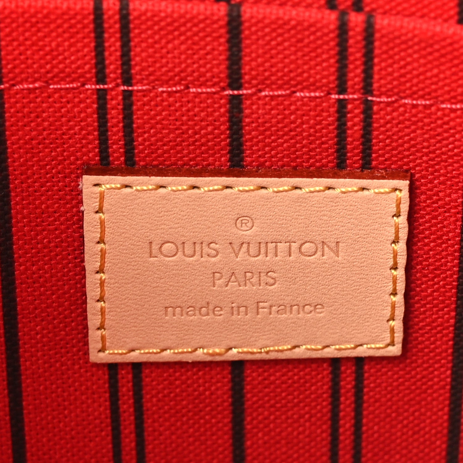 Louis Vuitton Monogram Neverfull MM GM Pochette Cherry 6 of 6