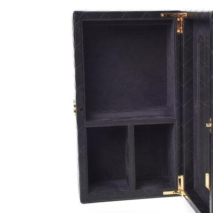 Chanel Lambskin Quilted Jewelry Case Black 7 of 12