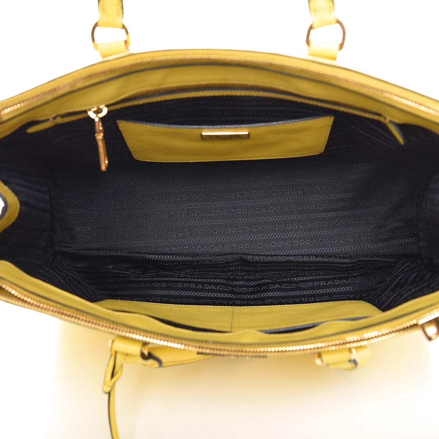 Saffiano Large Galleria Double Zip Tote Girasole