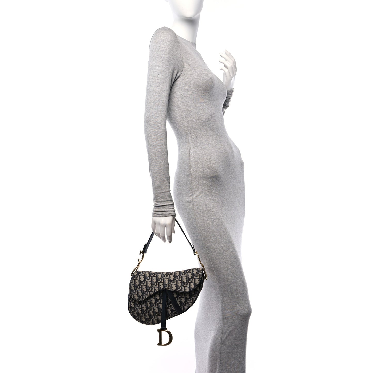 Oblique Saddle Bag Blue
