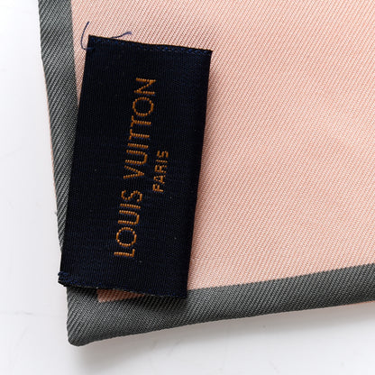 Louis Vuitton Silk Monogram Trunks Bandeau Rose Poudre 4 of 4