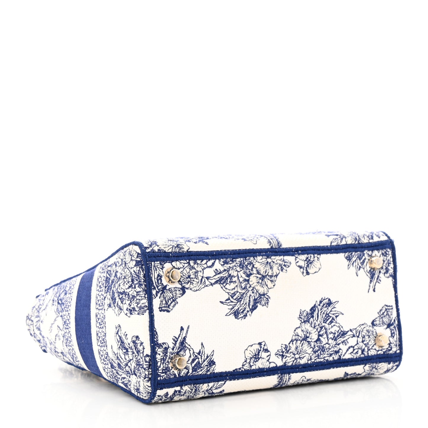 Canvas Reverse Embroidered Rêve d'Infini Medium Lady D-Lite Blue Multicolor