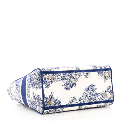 Christian Dior Canvas Reverse Embroidered Rêve d'Infini Medium Lady D-Lite Blue Multicolor 4 of 18