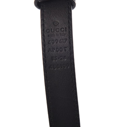 Gucci Calfskin Double G 20mm Belt 85 34 Black 4 of 8